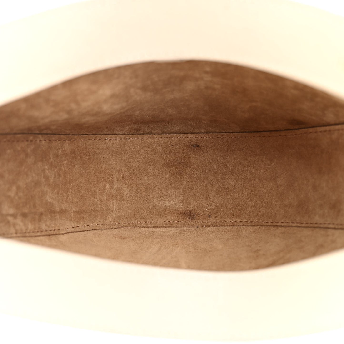 Satin Calfskin Jacquard Small Luna Bag Oat