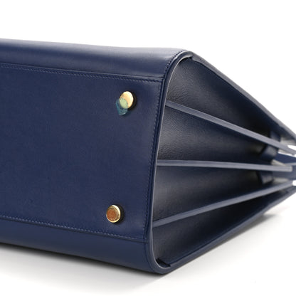 Saint Laurent Calfskin Small Sac De Jour Blue Majorelle 9 of 9