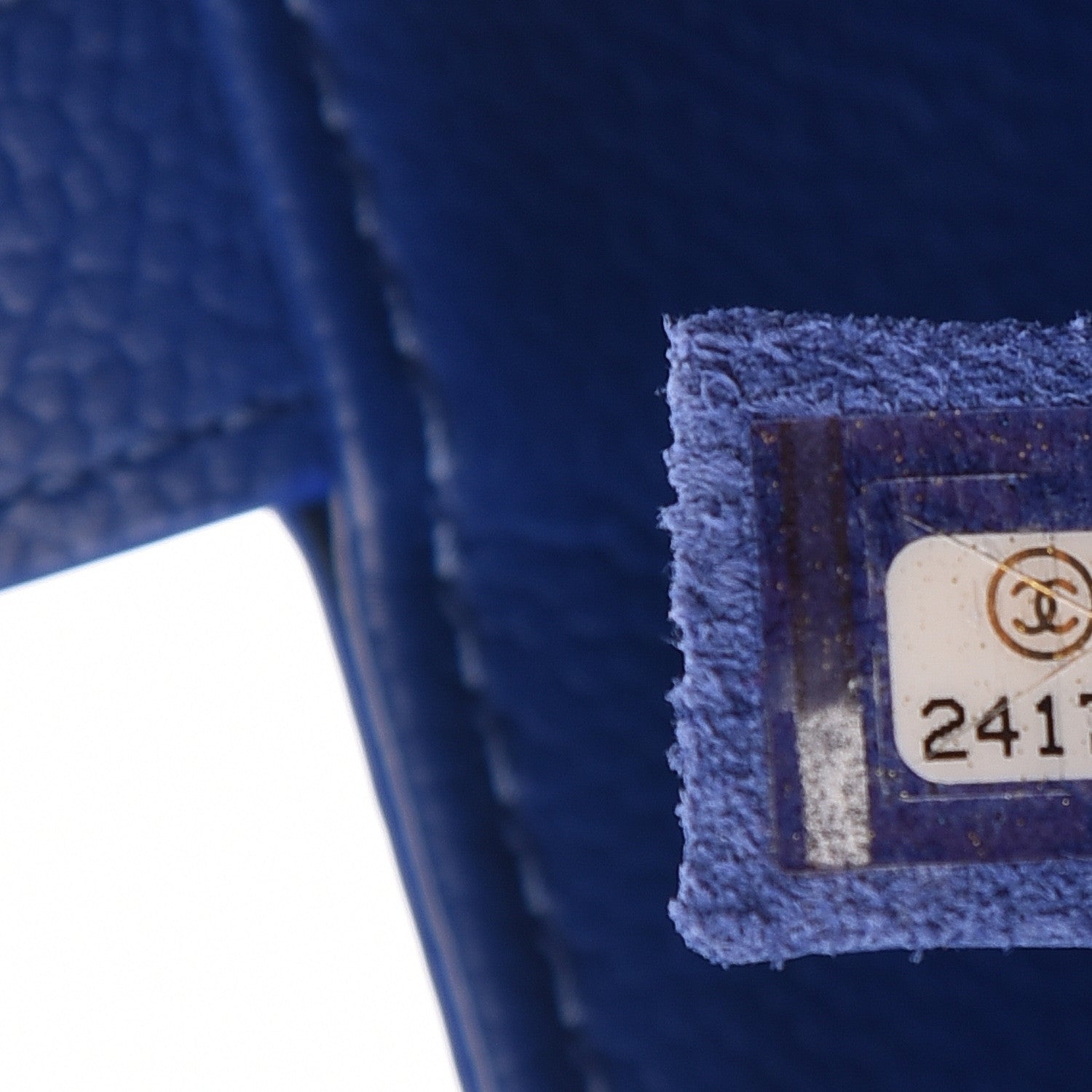 Chanel Caviar Quilted Large CC Box Shopping Tote Blue 6 of 12