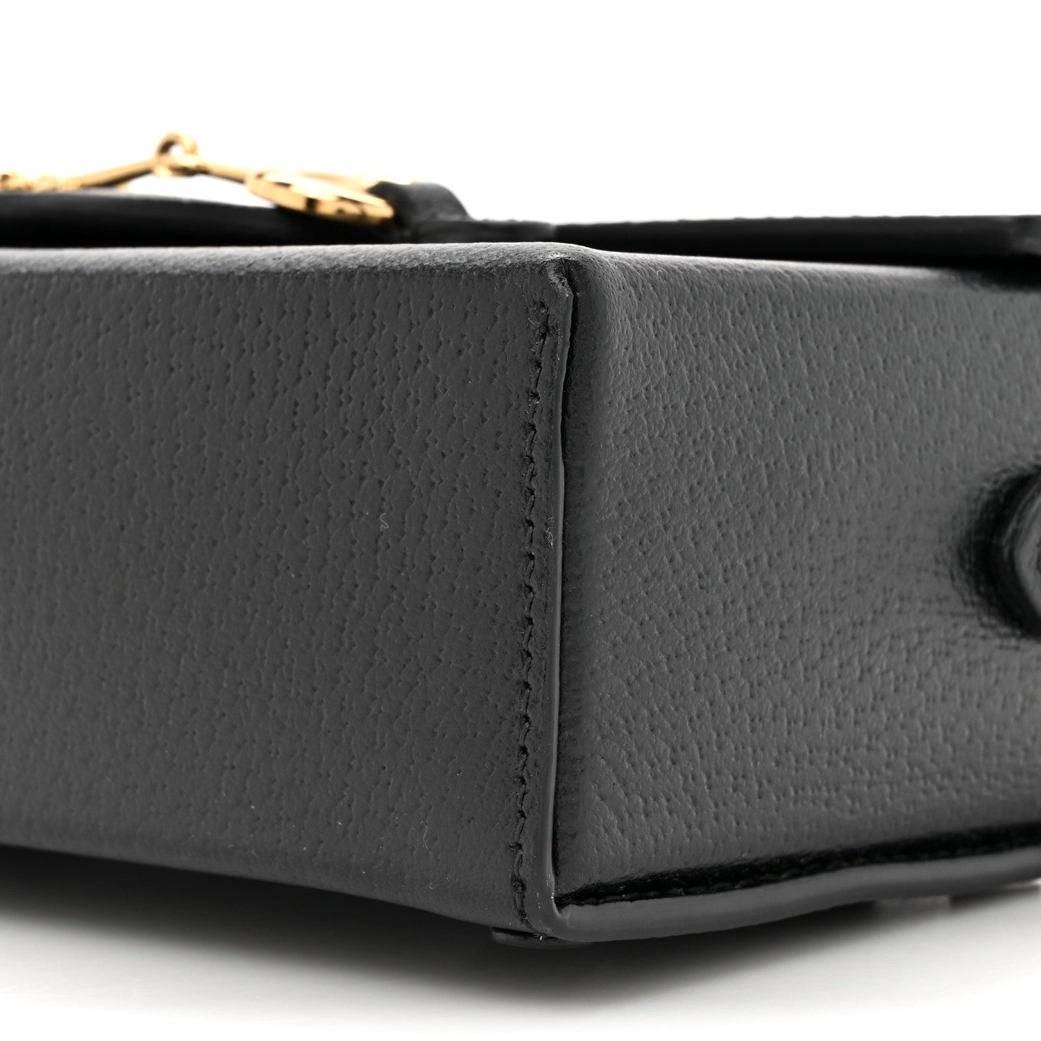 Gucci Calfskin Horsebit 1955 Shoulder Bag Black 9 of 11