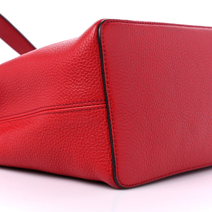 Gucci Pebbled Calfskin Large Soho Hobo Tabasco Red 8 of 13
