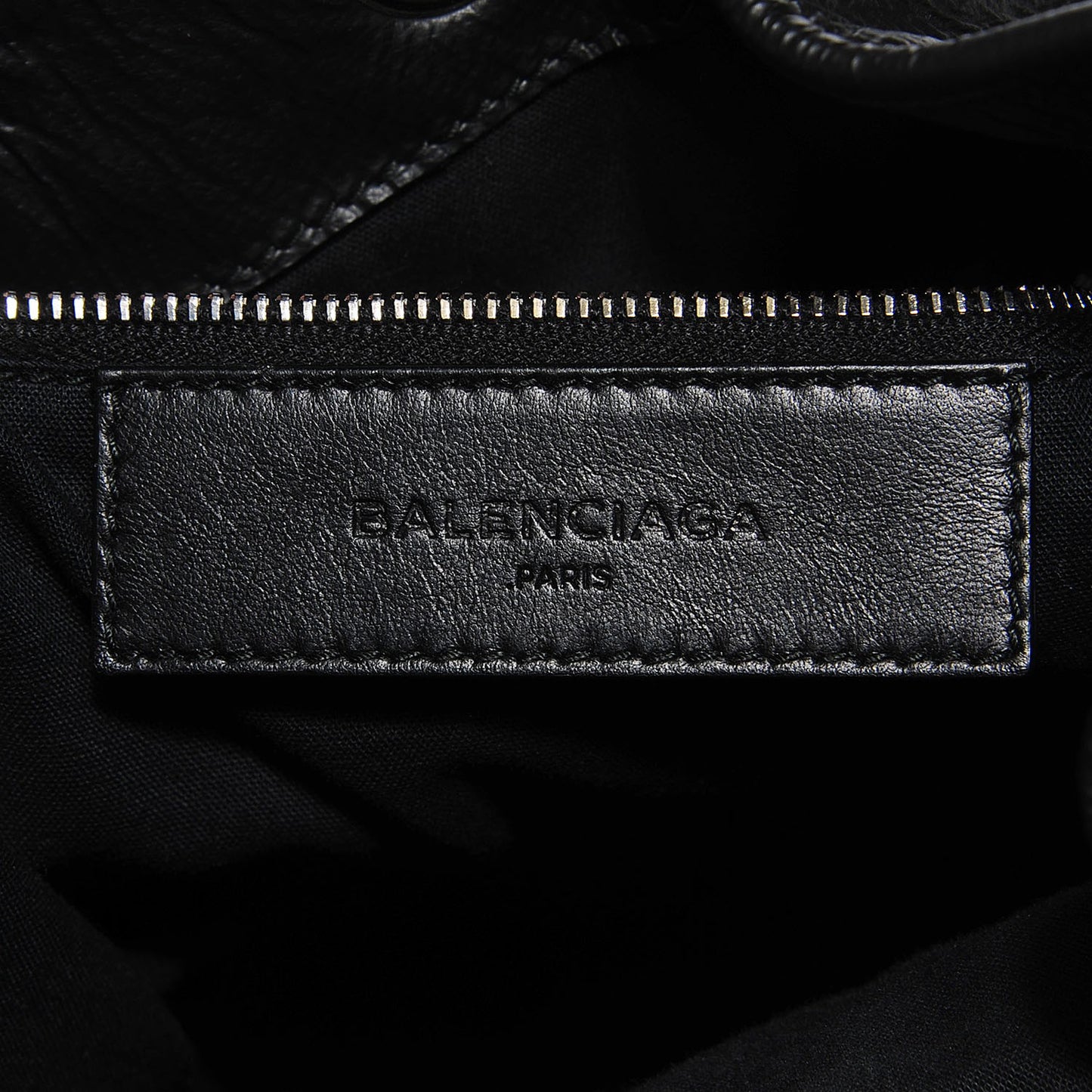 Matte Goatskin Rubber Covered Classic Hardware Mini Pompon Black