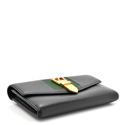 Gucci Calfskin Sylvie Continental Wallet Black 4 of 14