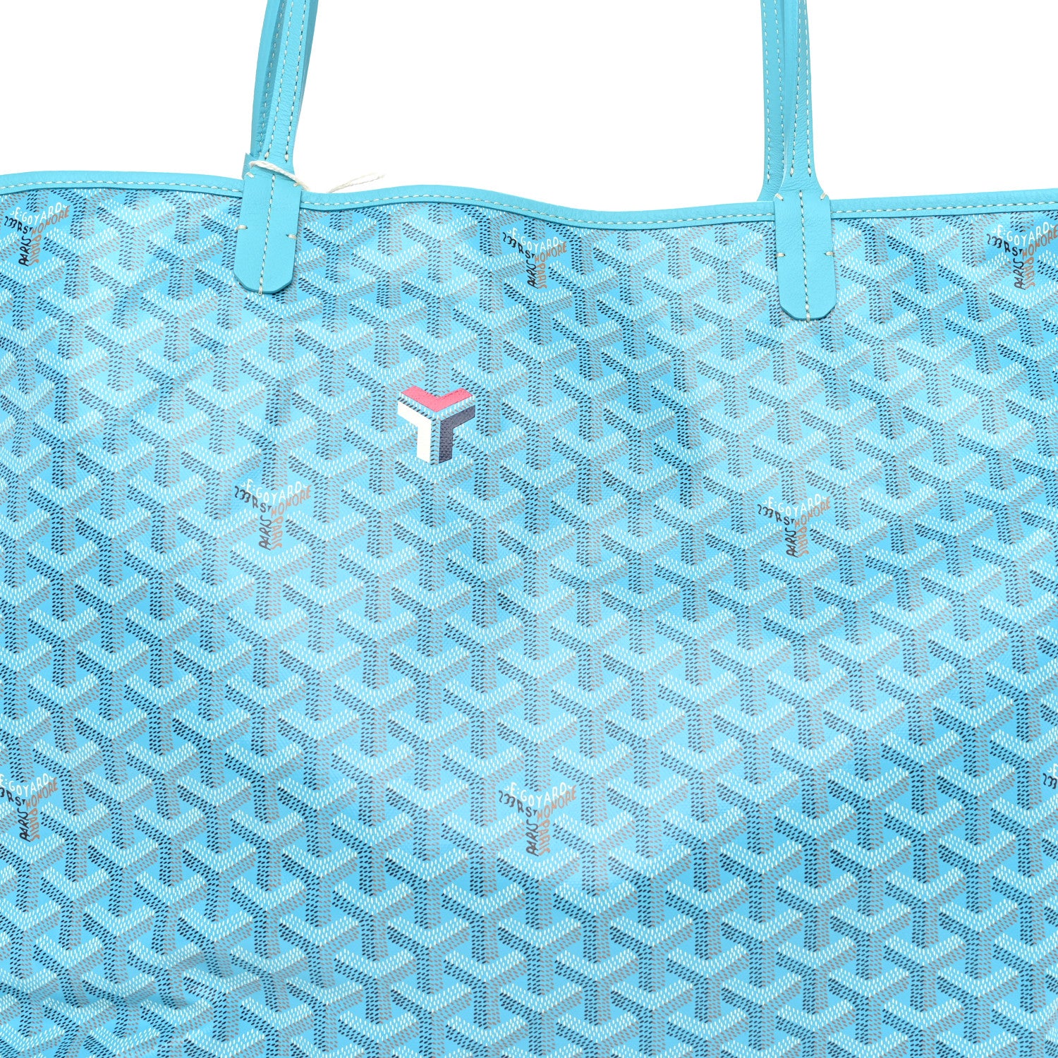 Goyard Goyardine Saint Louis GM Balise Beach Towel Set Turquoise 10 of 12