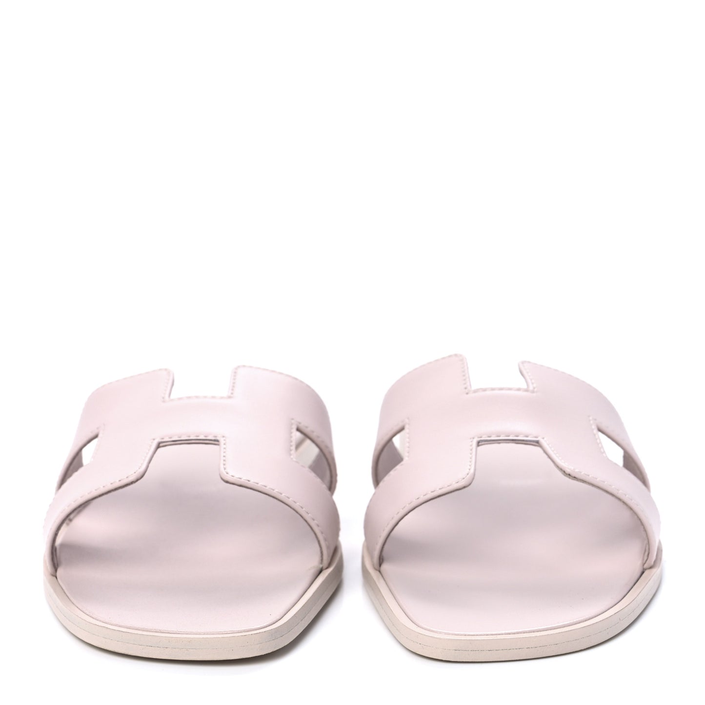 Box Calfskin Oran Sandals 40 Rose Pale