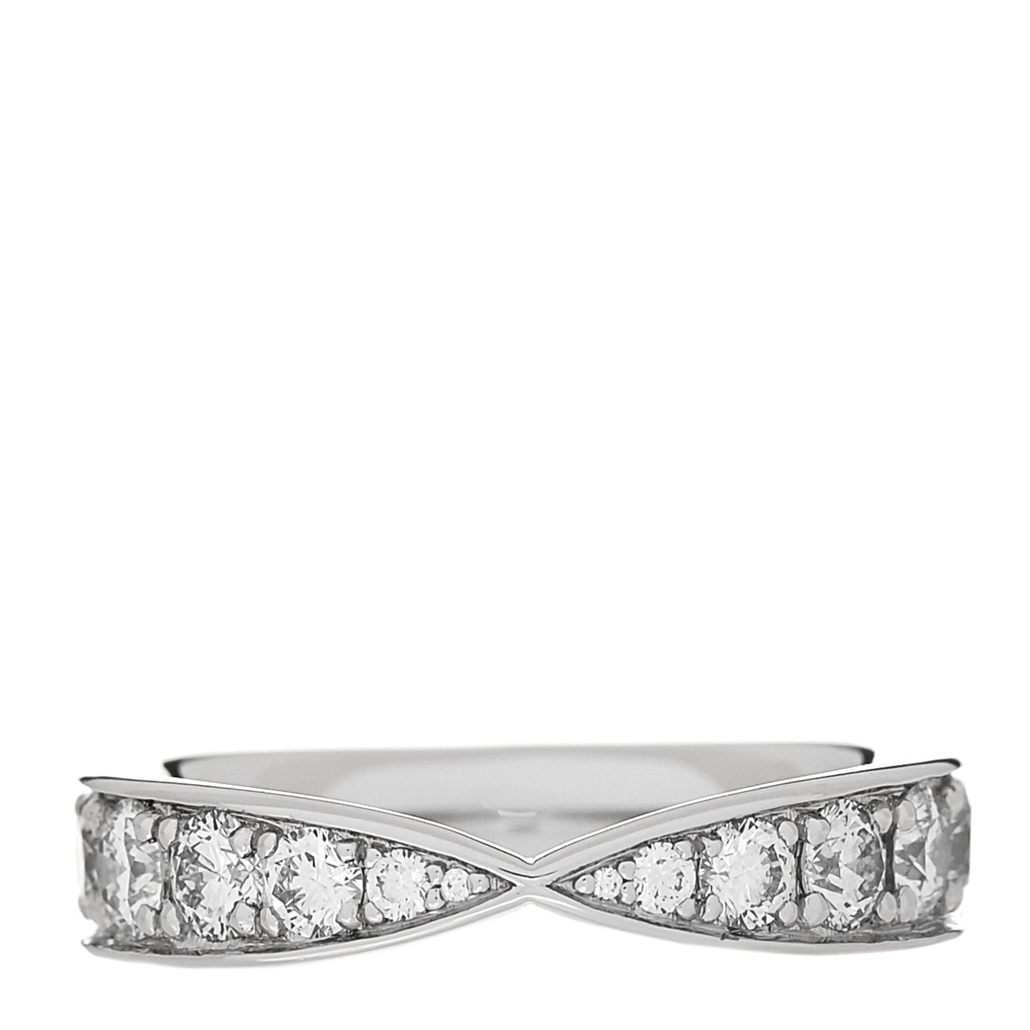 Platinum Diamond 4.3mm Harmony Band Ring 49 4.75