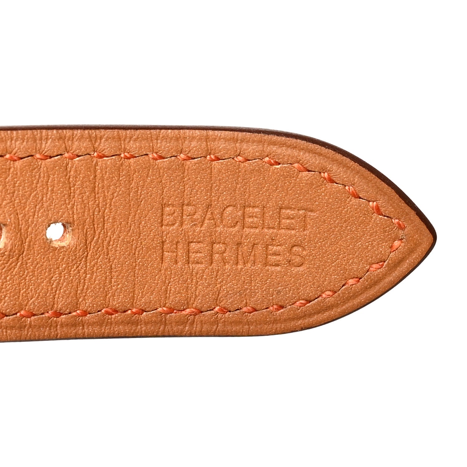 Hermes Swift Heure H Hour Watch TGM Strap Orange 5 of 5