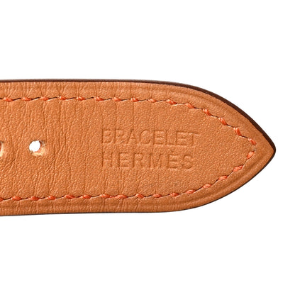Hermes Swift Heure H Hour Watch TGM Strap Orange 5 of 5