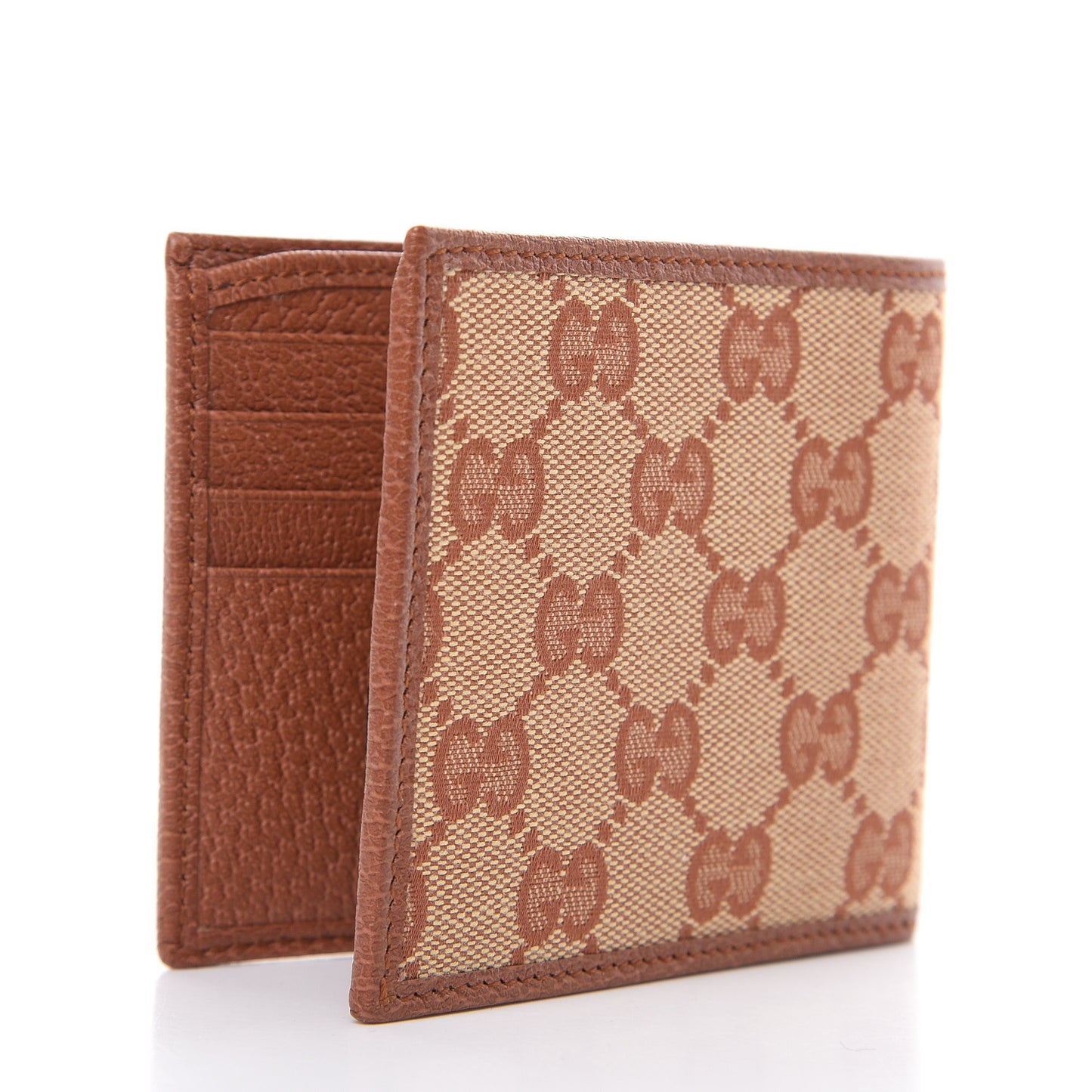 X MLB Monogram NY Yankees Bi-Fold Wallet Beige Ruggine Ivory