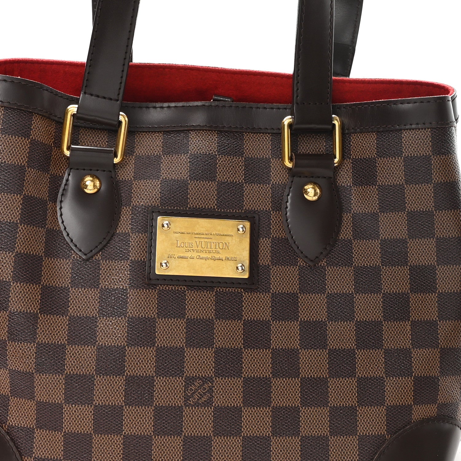 Louis Vuitton Damier Ebene Hampstead PM 7 of 9