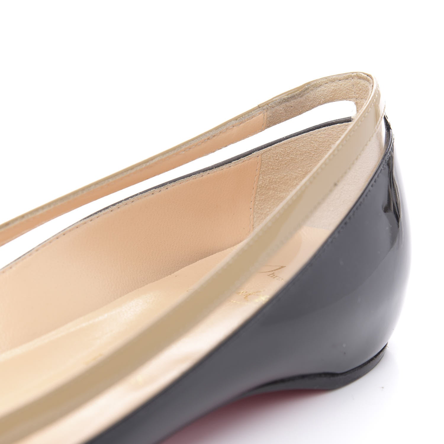 Christian Louboutin Patent Paulina Flats 35.5 Black 8 of 12