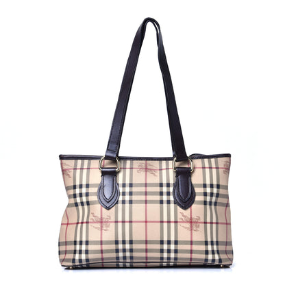 Burberry Haymarket Check Medium Regent Tote Chocolate 2 of 10