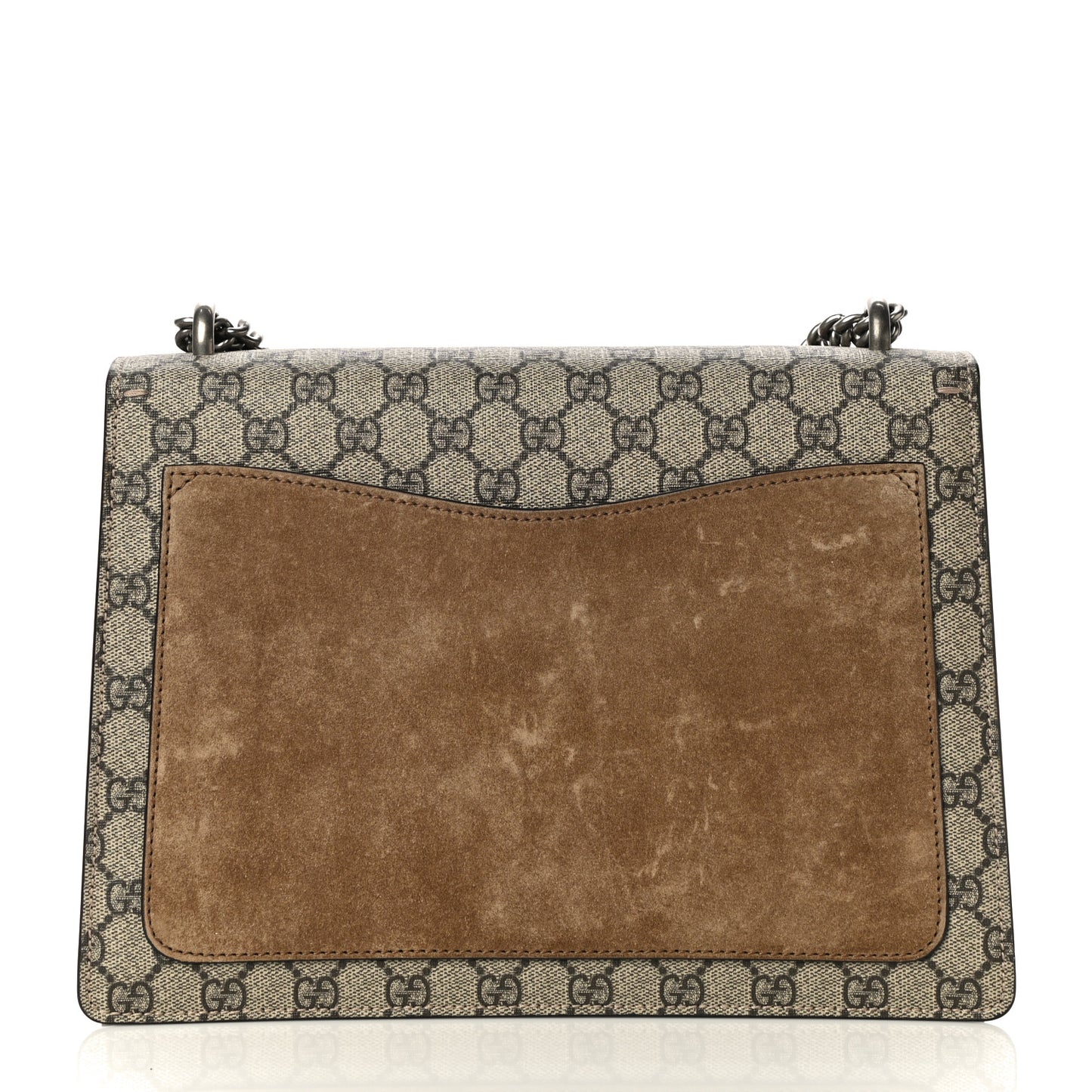 GG Supreme Monogram Medium Dionysus Shoulder Bag Taupe