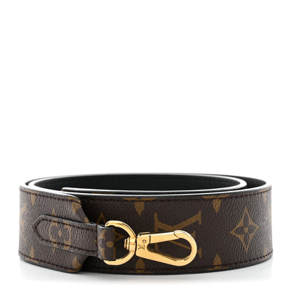 Louis Vuitton Monogram Bandouliere Shoulder Strap Black 1 of 6