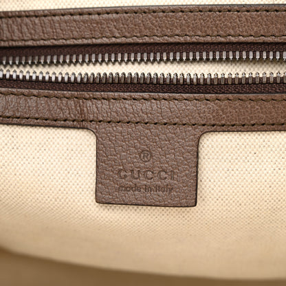 Gucci GG Supreme Monogram Web Small Ophidia Half Moon Hobo Brown 6 of 10