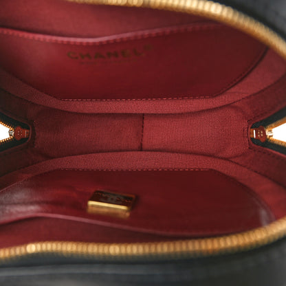 Chanel Lambskin Quilted CC In Love Heart Bag Black 5 of 9