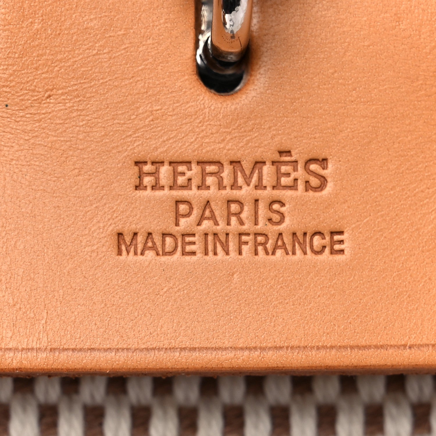 Hermes Toile Vache Calfskin Herbag 39 MM Natural 6 of 13