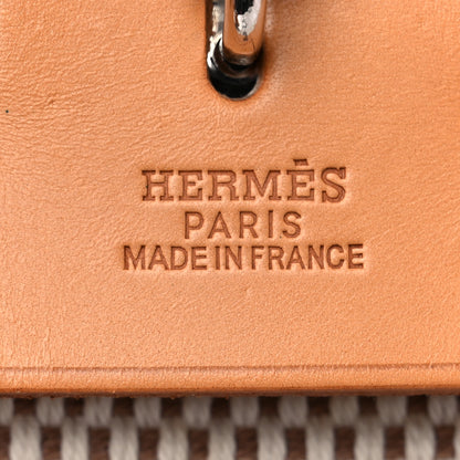 Hermes Toile Vache Calfskin Herbag 39 MM Natural 6 of 13