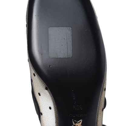 Christian Dior Mesh Plumetis Suede Baby-D Ballet Pumps 35.5 Black 9 of 10