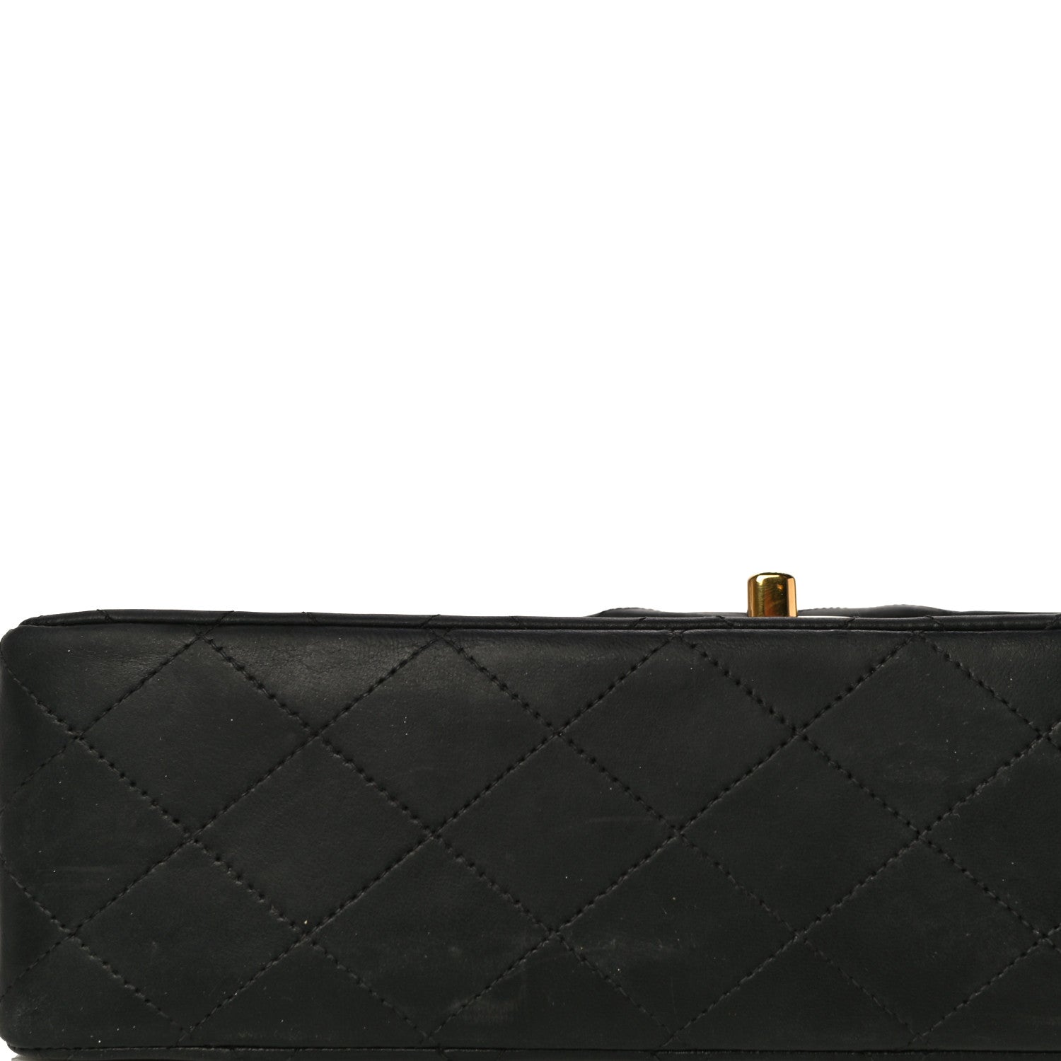 Chanel Lambskin Quilted Medium Double Flap Black 26 of 29