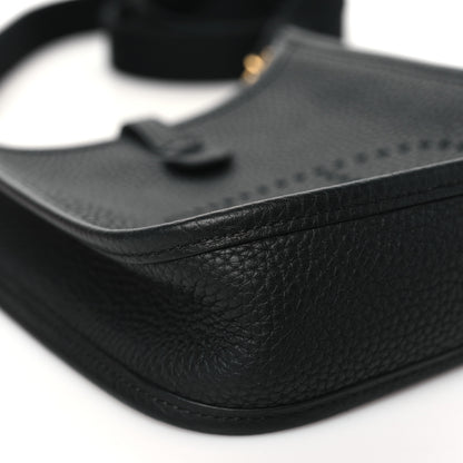 Hermes Taurillon Clemence Evelyne TPM Black 9 of 11