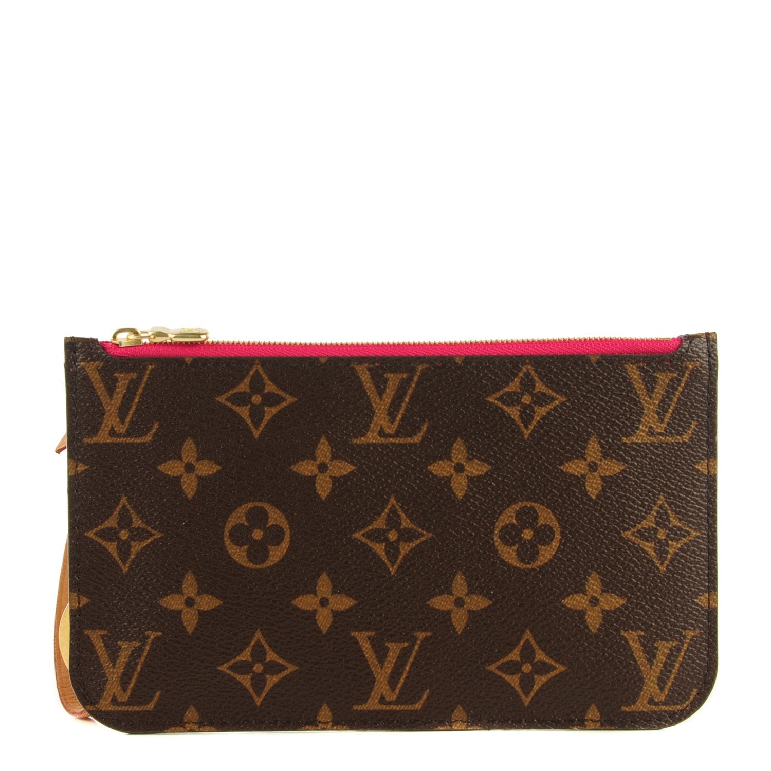 Louis Vuitton Monogram Neverfull PM Pochette Fuchsia 1 of 7
