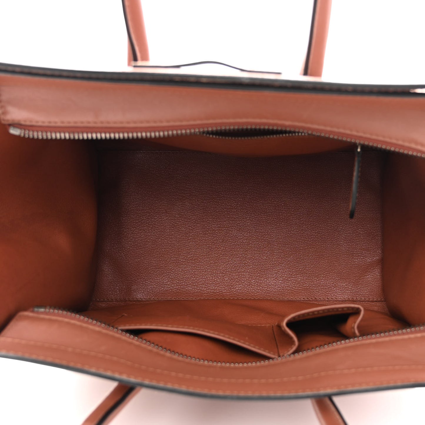 Smooth Calfskin Mini Luggage Sienna