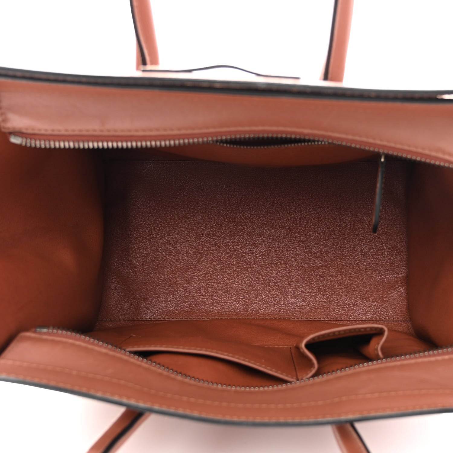 Celine Smooth Calfskin Mini Luggage Sienna 5 of 13