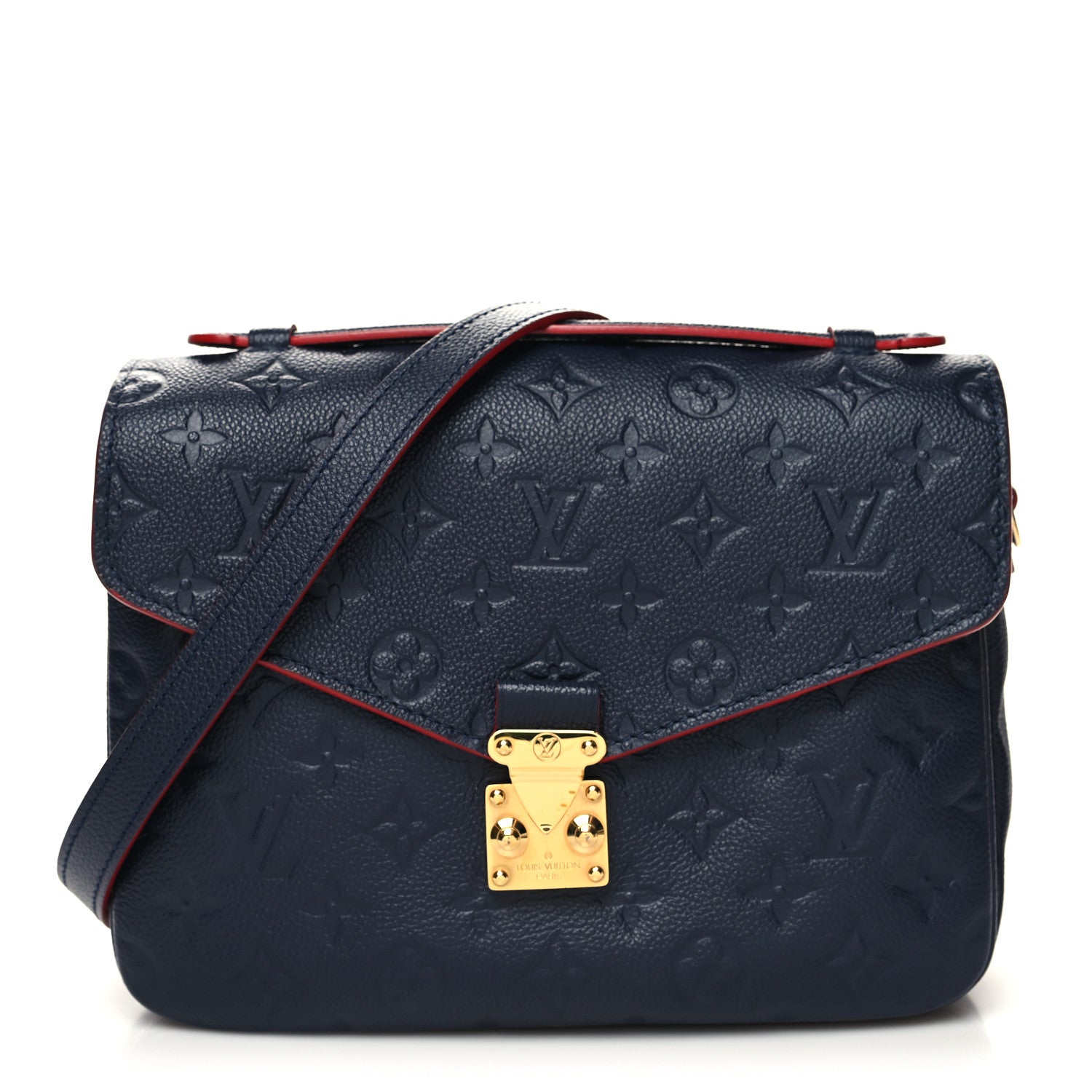 Louis Vuitton Empreinte Pochette Metis Marine Rouge 1 of 11