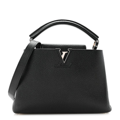 Louis Vuitton Taurillon Capucines BB Black 1 of 8