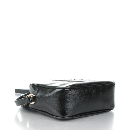 Gucci Soft Patent Small Soho Disco Bag Black 4 of 7