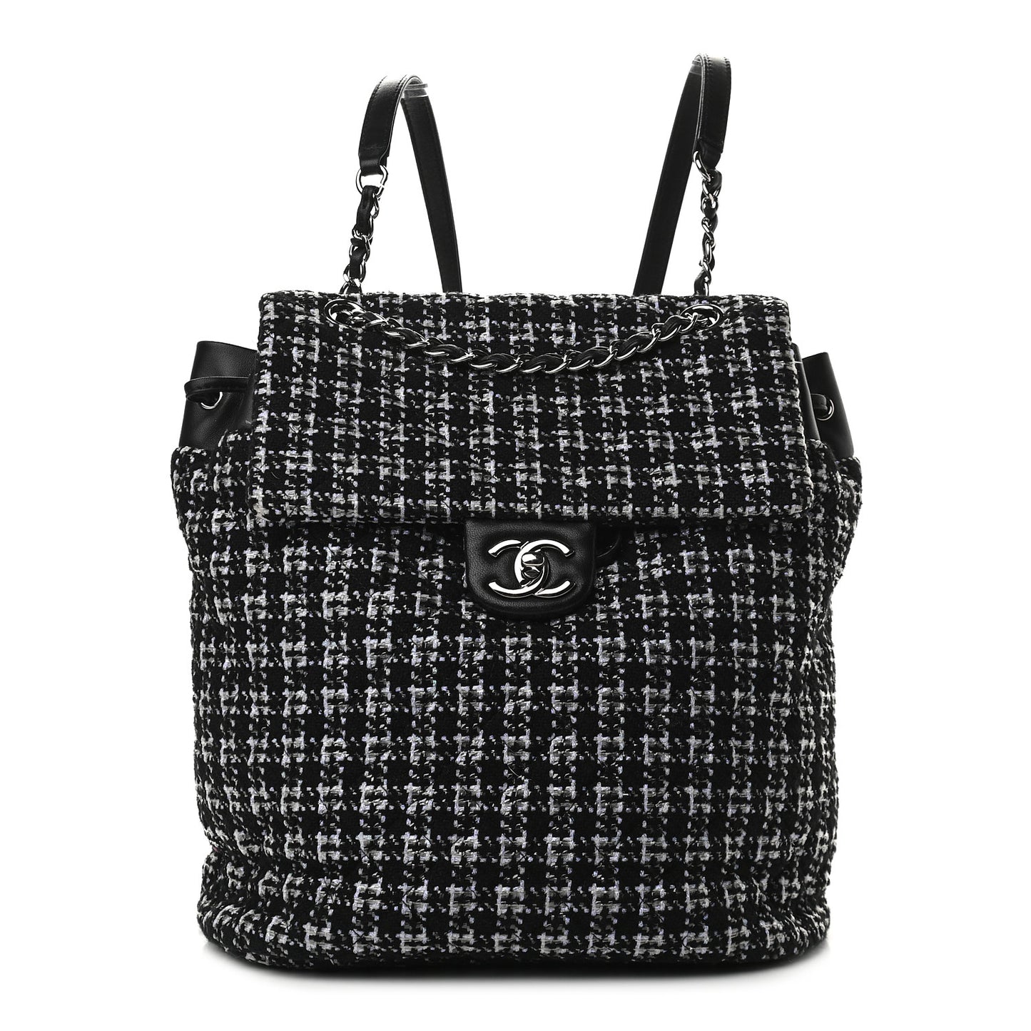 Tweed Large Urban Spirit Backpack Black White