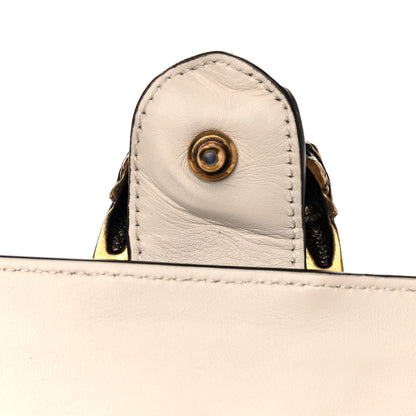 Gucci Calfskin Bamboo Web Mini Dionysus Top Handle Bag White Blue Hibiscus Red 25 of 29