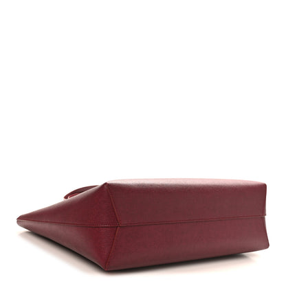 Mansur Gavriel Saffiano Small Shopping Tote Claret 4 of 10
