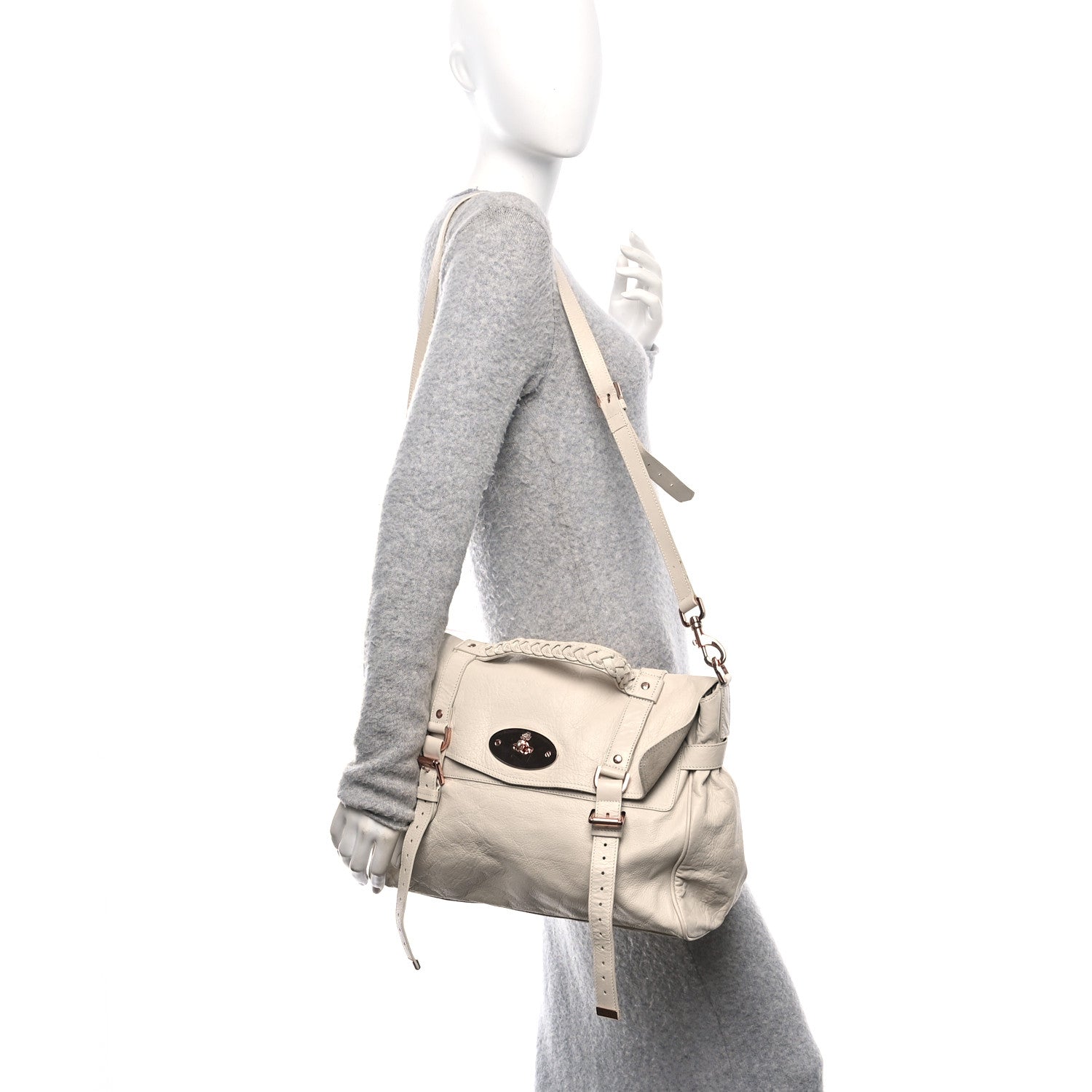 Mulberry Soft Buffalo Oversized Alexa Petticoat White 2 of 12