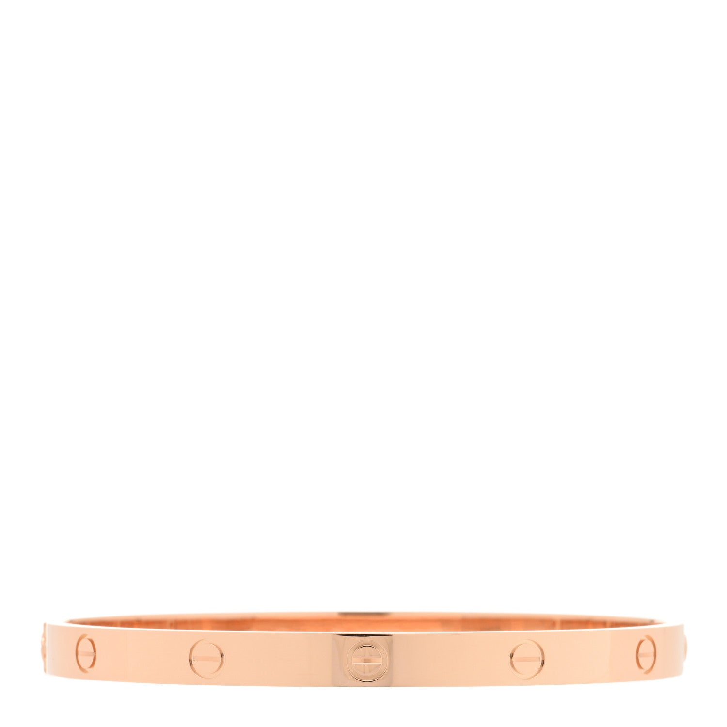Cartier 18K Pink Gold LOVE Bracelet 21 1 of 4