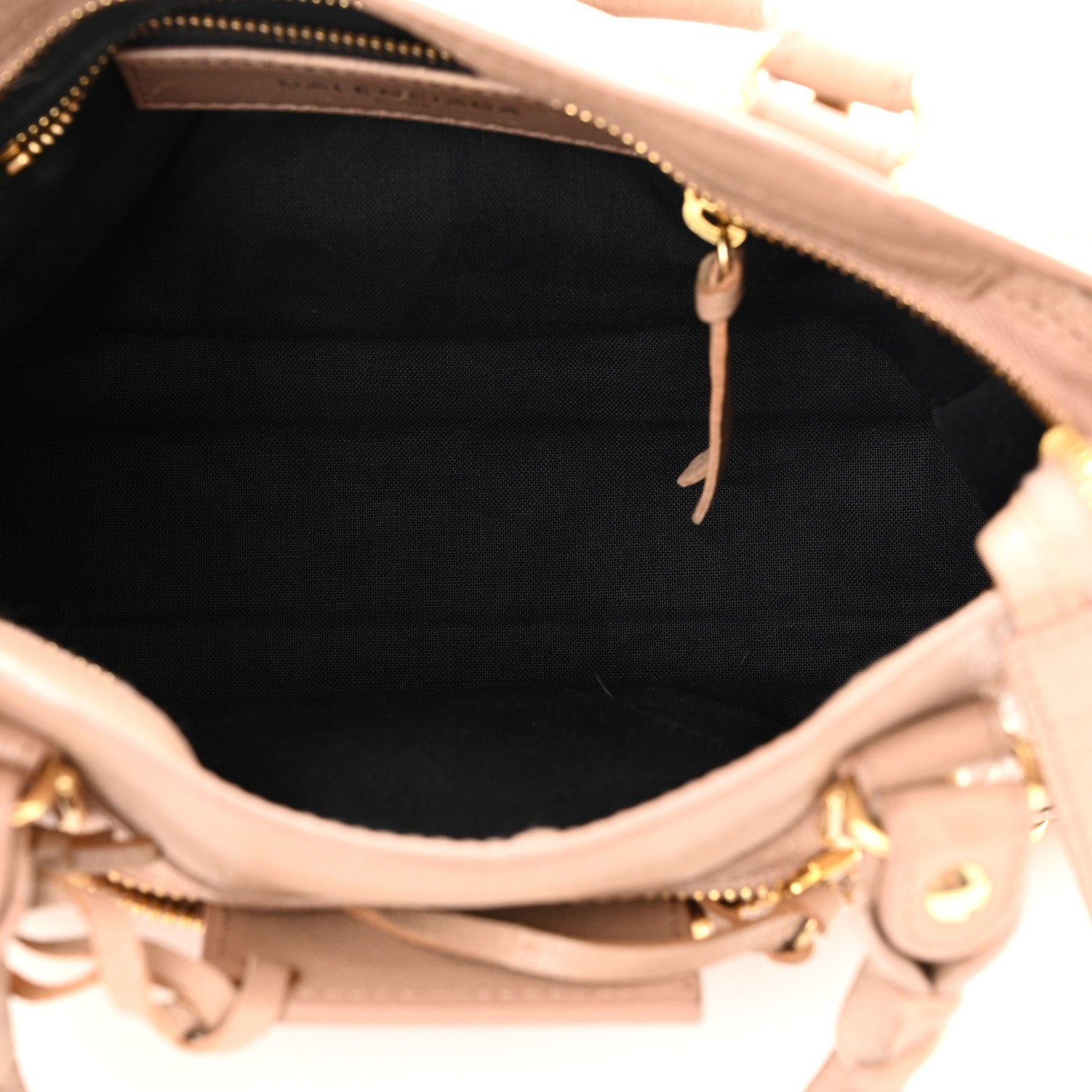 Balenciaga Chevre Gold Metallic Edge Hardware Mini City Rose Des Sables 6 of 12