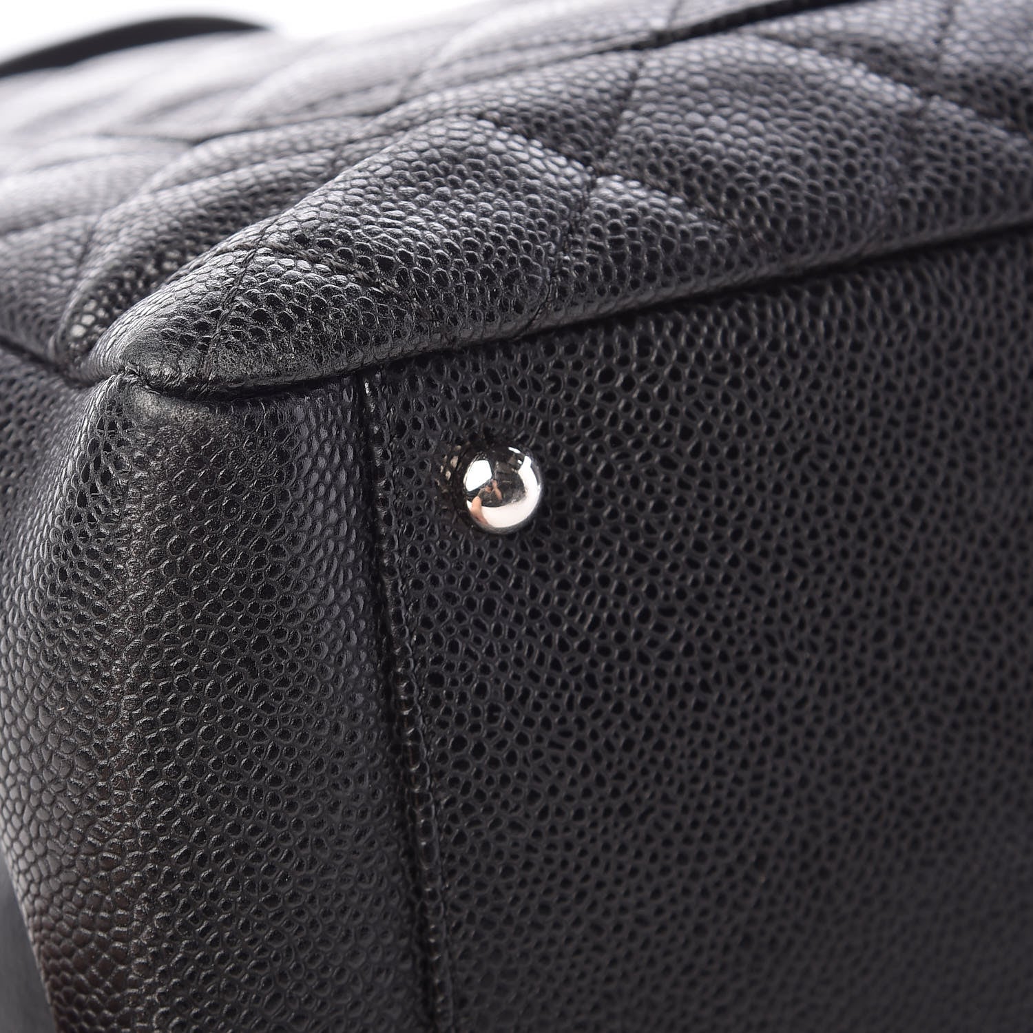 Chanel Caviar Quilted XL Grand Shopping Tote GST Black 12 of 12