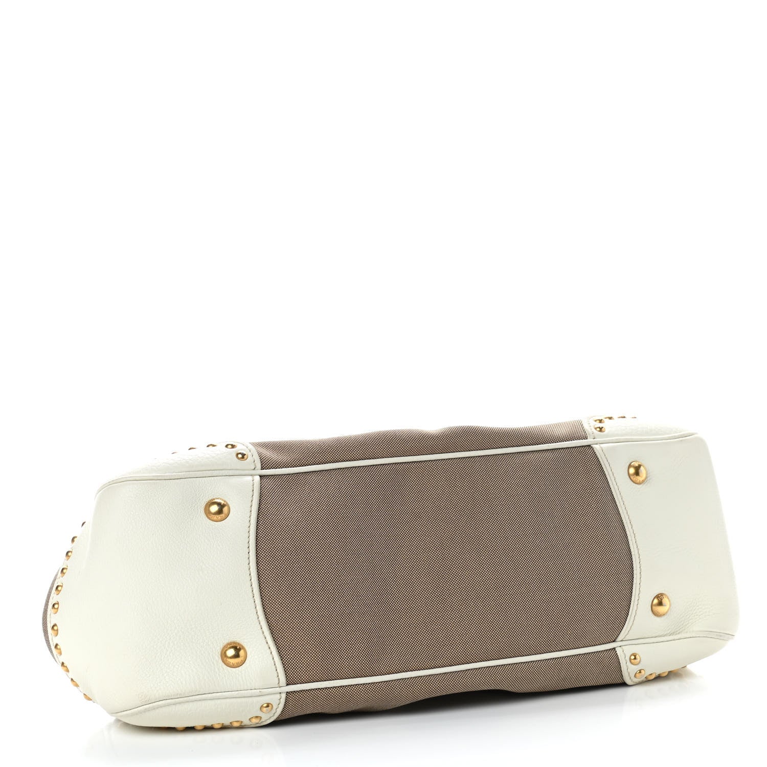 Prada Jacquard Logo Satchel Talco 3 of 11