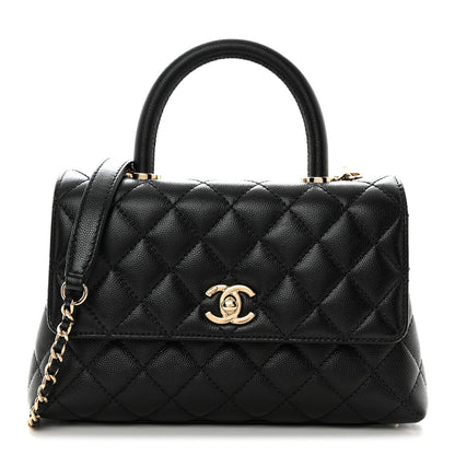 Chanel Caviar Quilted Mini Coco Handle Flap Black 1 of 10