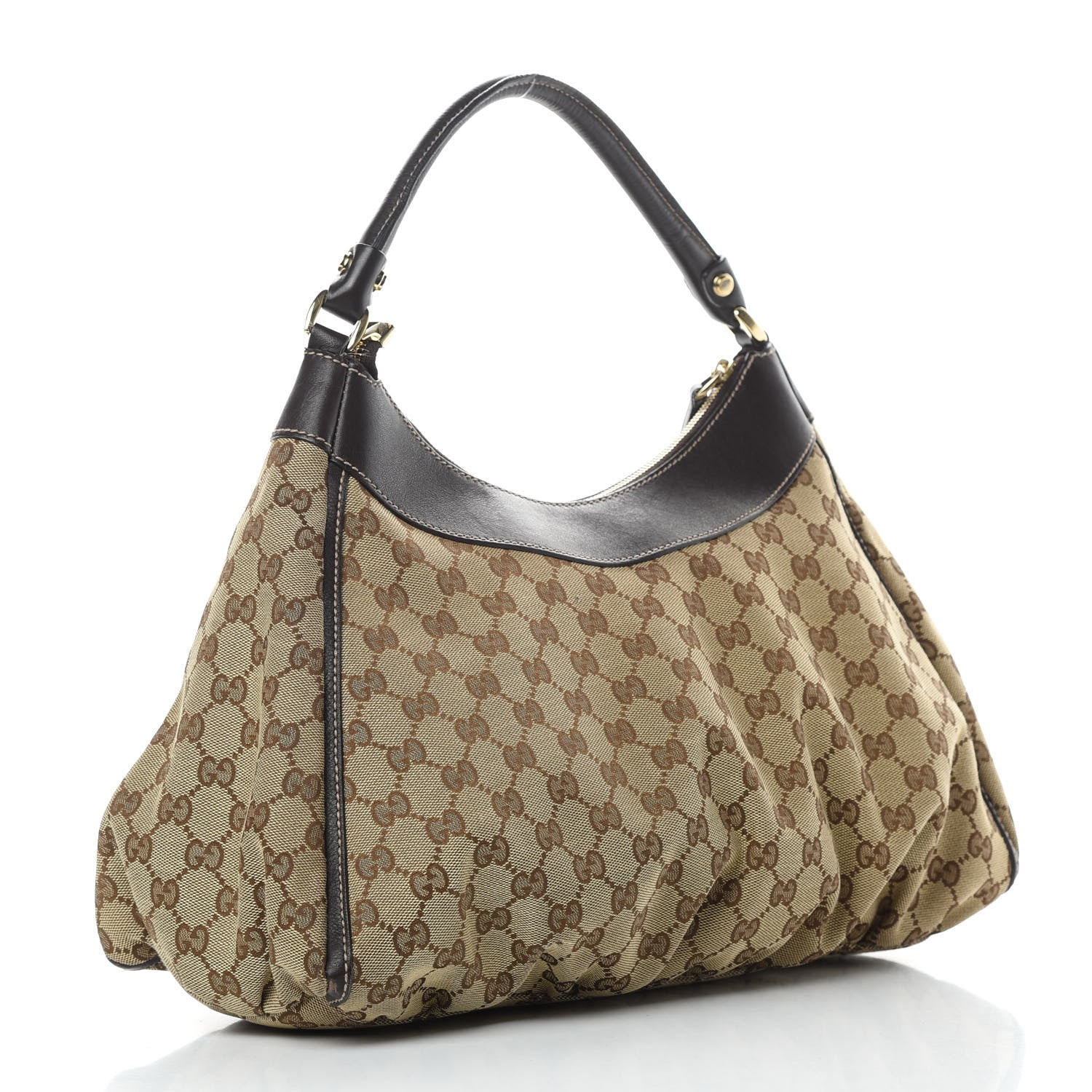 Gucci Monogram Large D Gold Hobo 3 of 16