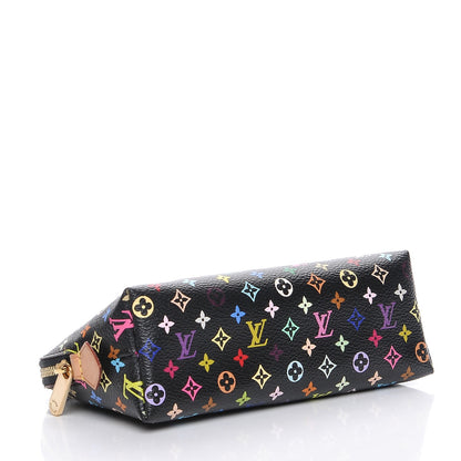 Louis Vuitton Monogram Multicolor Cosmetic Pouch Black Grenade 4 of 7