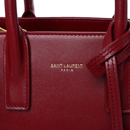 Saint Laurent Calfskin Nano Sac De Jour Dark Pallisandre 8 of 10