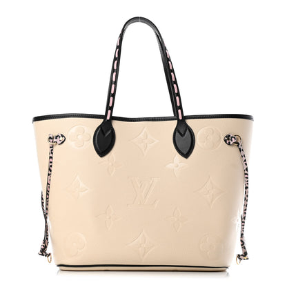 Louis Vuitton Empreinte Monogram Giant Wild At Heart Neverfull MM Creme 1 of 4