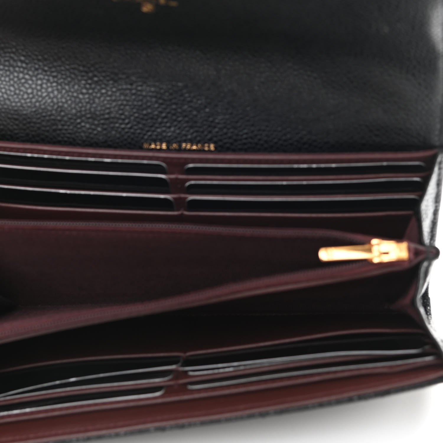 Chanel Caviar Quilted Large Gusset Flap Wallet Black 5 of 9