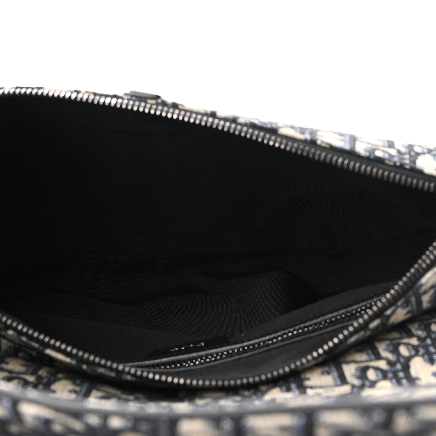Christian Dior Oblique Mens Maxi Saddle Bag Blue 5 of 10