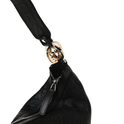 Gucci Guccissima Large GG Twins Hobo Black 11 of 21
