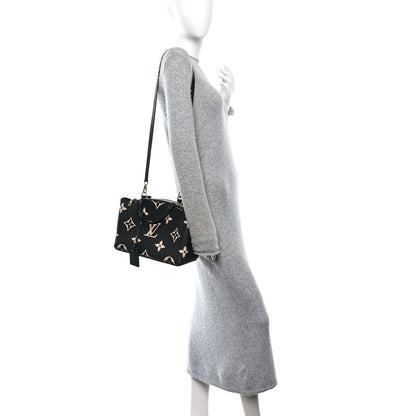 Louis Vuitton Empreinte Monogram Giant Petit Palais Black Beige 2 of 10