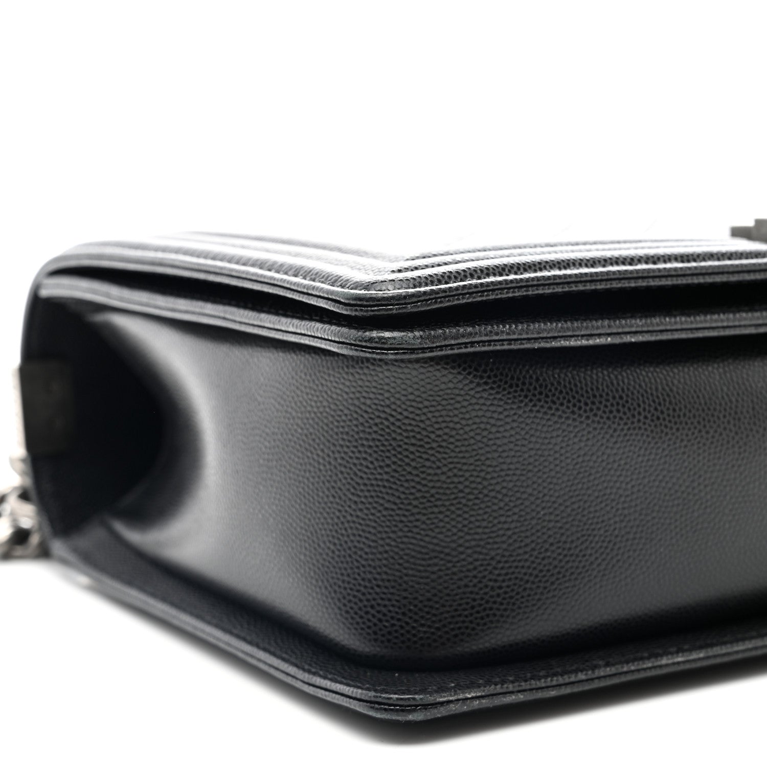 Chanel Caviar Quilted New Medium Boy Flap Black 9 of 11