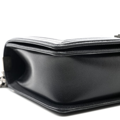 Chanel Caviar Quilted New Medium Boy Flap Black 9 of 11